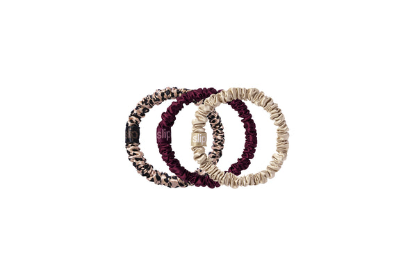 Wild Rose Trio Skinny Scrunchies